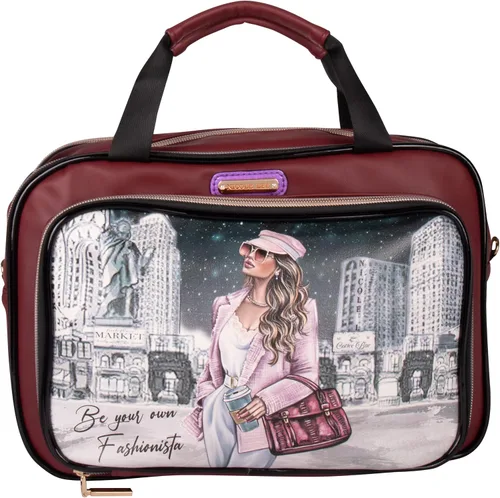 Miniatura 15 de Nicole Lee Bolsa de maquillaje cosmética para mujer, bolsa de viaje con 5 compartimentos (todas las emociones)