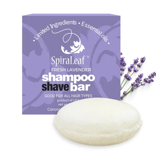 Miniatura 8 de SPIRALEAF Barra de champú y afeitado – Champú y barra de afeitado a base de plantas para todo tipo de cabello, fórmula concentrada con aceites