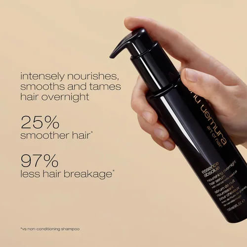 Miniatura 4 de shu uemura art of hair Essence Absolue - Suero nutritivo para el cabello durante la noche, hidrata y desenreda, reduce el encrespamiento y mejora