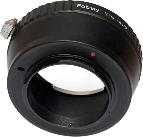 Miniatura 7 de Fotasy Adaptador Manual de Lente NK a M4/3, Montura F a MFT, Compatible con Nikon F lente Panasonic G7 G9 GF8 GF90 GH5 II GX7 GX9 GX850 G90 G91 G95