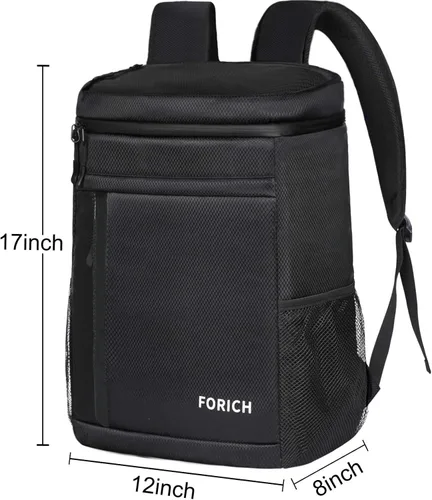Miniatura 6 de FORICH - Mochila térmica suave, con aislamiento impermeable, a prueba de fugas, mochila portátil de tamaño pequeño para trabajar, almuerzo, viajes