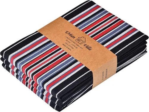 Miniatura 25 de Urban Villa Toallas de cocina 100% algodón, paquete de 6, altamente absorbentes, de secado rápido, súper suaves, de primera calidad, para cocina