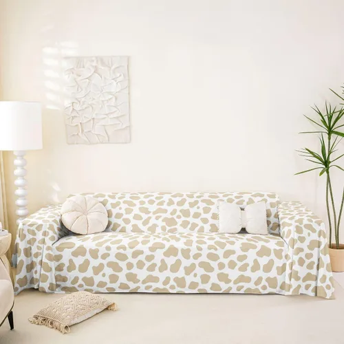 Miniatura 9 de Erosebridal Funda protectora para sofá, diseño de vaca lechera, diseño de vaca verde manzana, funda acolchada para sofá de animales occidentales