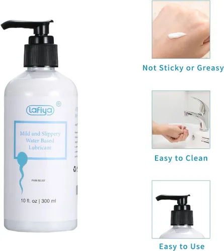 Miniatura 6 de Lubricante a base de agua, lubricante blanco cremoso de vitamina E para sexo vaginal y anal, lubricante personal antideslizante de larga duración