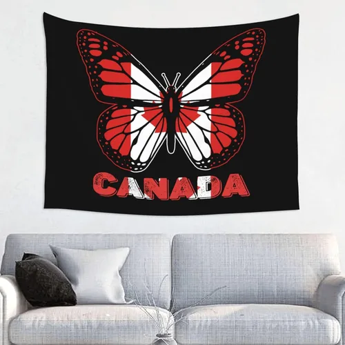 Miniatura 30 de Póster de tapiz de bandera de El Salvador de mariposa de 29 x 37 pulgadas, decoración del hogar, decoración para colgar en la pared, dormitorio