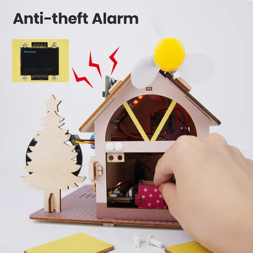 Miniatura 5 de Microbit Smart Home para microbit V1 y V2, kit de codificación STEM educativo DIY con tutorial en línea, kit de programación electrónica