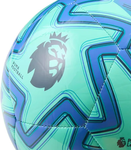 Miniatura 2 de PUMA Orbita Play Premier League Ball - Producto oficial de la PL, cosido a máquina, 12 paneles y tamaños, requiere inflado Menta eléctrica-Mountain