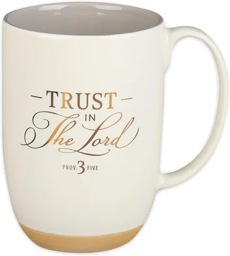 Miniatura 13 de Christian Art Gifts Taza de café de cerámica con base de arcilla blanca – 15 oz. Taza de café y té inspiradora sin plomo ni cadmio para hombres