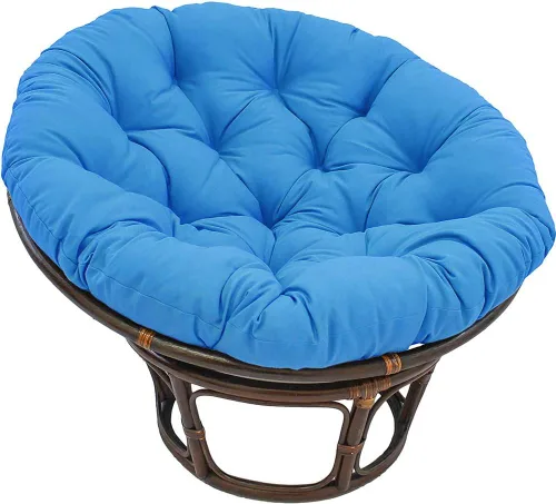 Miniatura 9 de Cojín para silla de columpio, resistente al agua, grueso, cómodo, para colgar cesta, asiento reclinable, para colgar