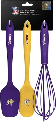 Miniatura 3 de NFL Unisex-Adult 3-Piece Kitchen Utensil Set Minnesota Vikings