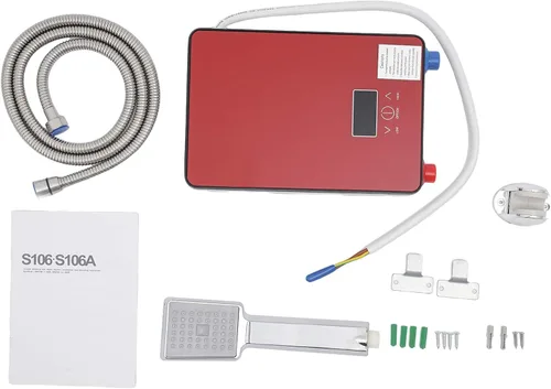 Miniatura 5 de Calentador de agua instantáneo sin tanque de 6500 W, calentador de agua eléctrico para debajo del fregadero con pantalla LED, calor rápido de 3