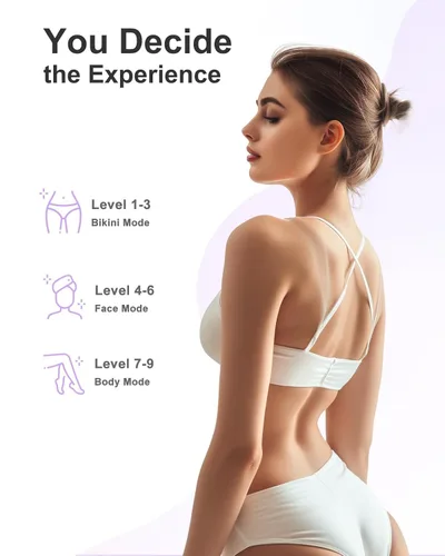 Miniatura 4 de LYSMOSKI Dispositivo de depilación láser IPL con tecnología de enfriamiento de hielo de zafiro para mujeres y hombres, removedor de pelo sin dolor