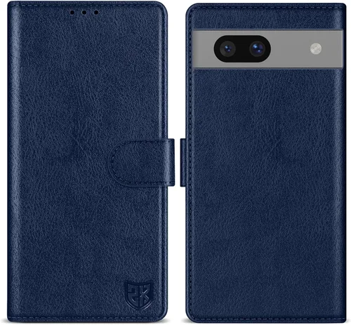 Miniatura 22 de ZZXX Funda tipo cartera para Google Pixel 7 con bloqueo RFID, ranura para tarjetas, función atril, cierre magnético, funda protectora de cuero