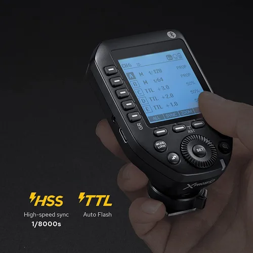 Miniatura 4 de Godox Disparador de flash XProII-S Xpro compatible con cámaras Sony, TTL 2.4G sincronización inalámbrica de alta velocidad 1/8000s, nueva función