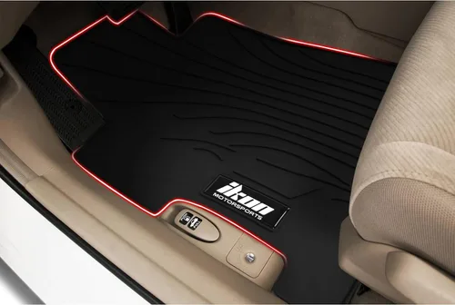 Miniatura 2 de IKON MOTORSPORTS, Alfombrillas compatibles con Honda Civic Coupé y Sedán 2006-2011, látex para todo tipo de clima, fácil de limpiar, juego completo