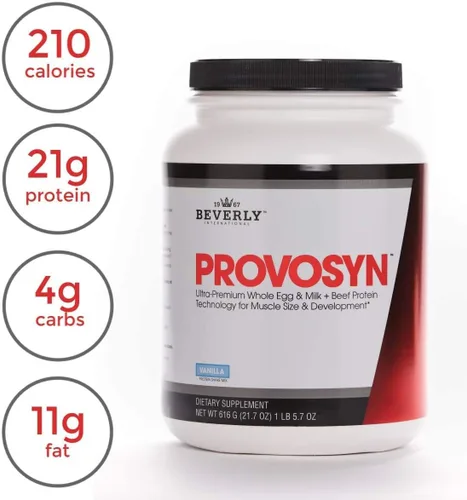 Miniatura 4 de PROVOSYN. El huevo entero ultra premium original, leche (caseína + suero) y proteína en polvo de carne. Construcción muscular rápida + recuperación.