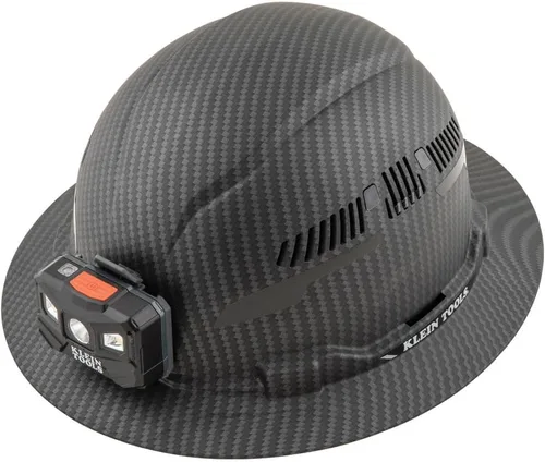 Miniatura 9 de Klein Tools KARBN Full Brim Vented Hard hat, Class C, Premium Comfort and Jobsite Protection