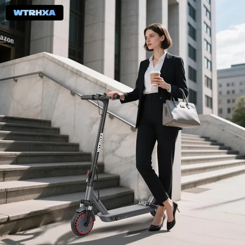 Miniatura 2 de Electric Scooter, Electric Scooter for Adults, 350W/500W Motor, 19 Mph Speed, 15/25 Miles Ranges, 8.5"/10" Solid Tire, Folding E-Scooter Adult