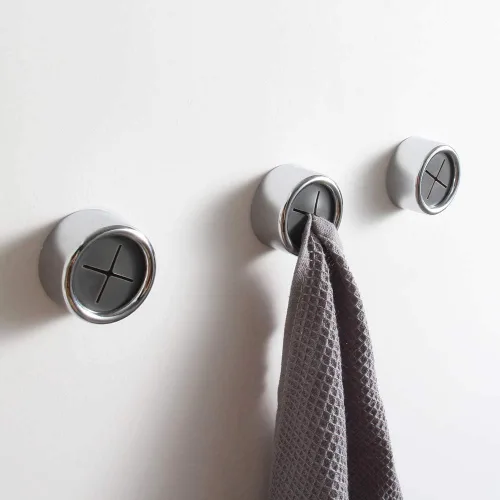 Miniatura 3 de Soporte para toallas para cocina, baño, garaje o caravana. Autoadhesivo y fácil de instalar. Ideal para toallas de pelo, toallas de tienda o toallas