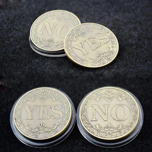 Miniatura 6 de Glamtune Novedad Sí No Challenge Coin Medallion Collector