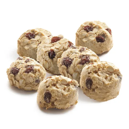 Miniatura 27 de David's Cookies - Masa congelada de galletas con trozos de chocolate y avena con pasas, premoldeada, 96