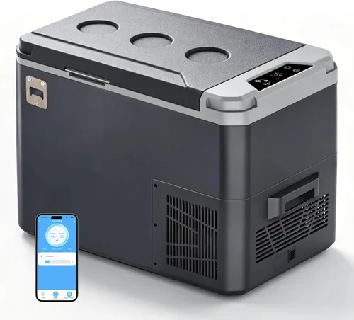 Miniatura 10 de SubSun Enfriador eléctrico de 15 L, refrigerador de 12 voltios, congelador portátil 12 V/24 V CC 110-240 V CA, refrigerador de coche para automóvil