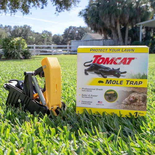 Miniatura 3 de Trampa para topos Tomcat, trampa innovadora y eficaz para eliminar topos, mata sin derramar sangre, reutilizable y sin necesidad de manos, 1 trampa
