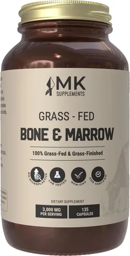 Miniatura 10 de MK Supplements American Beast, Suplemento de Órganos de Bisonte para Atletas, Apoya la Fuerza, Resistencia y Recuperación, Liofilizado, No-GMO