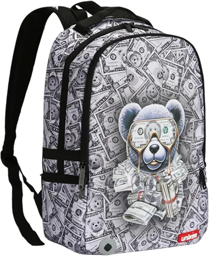 Miniatura 18 de Mochila Graffiti, mochila de diseñador para laptop para trabajo de 15.6 pulgadas, mochila resistente al agua para computadora, Anónimo, Grande