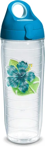 Miniatura 23 de Tervis Vaso aislado de doble pared Tropical Hibiscus Collection hecho en Estados Unidos mantiene las bebidas frías y calientes, 16 onzas, 4
