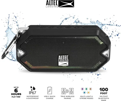 Miniatura 2 de Altec Lansing - Altavoz Bluetooth portátil, resistente al agua IP67