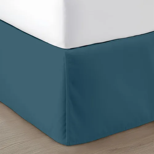 Miniatura 13 de Falda para cama de algodón egipcio de 550 hilos con caída de 12 pulgadas para cama tamaño Alaskan King (108 x 108 pulgadas), color Moss (musgo), 1