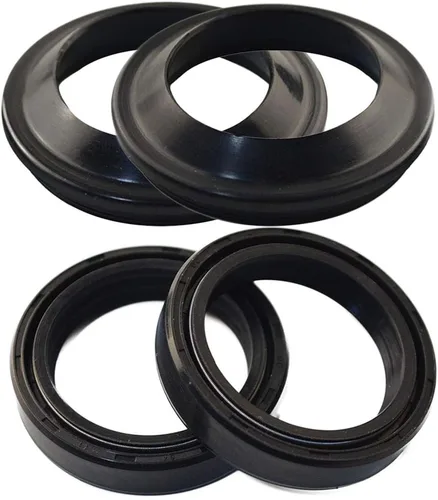 Miniatura 2 de AHL Juego de retenes de aceite y polvo de horquilla delantera compatible con Ducati Hypermotard 1100 S 2007-2008/1100 SP Evo 2010-2013/1100 SP Evo
