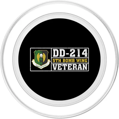 Miniatura 2 de Proud 5th Bomb Wing Veteran Patriotic US Vet Military PopSockets MagSafe PopGrip for iPhone