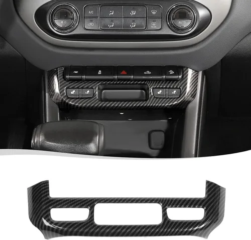Miniatura 8 de Voodonala Cubierta de panel de interruptor de luz de emergencia compatible con Chevy Colorado/GMC-Canyon 2014-2022, grano de madera negro