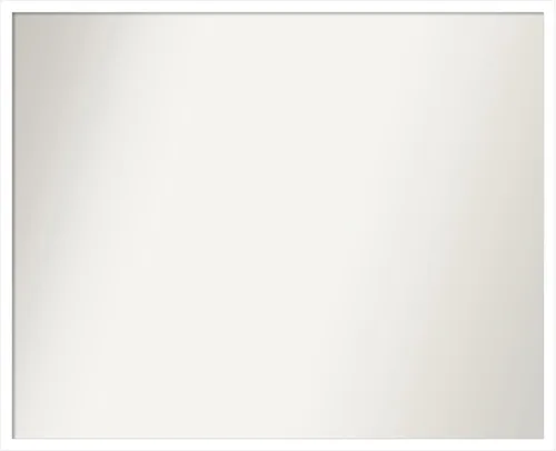 Miniatura 179 de Amanti Art Espejo de baño blanco para sobre el fregadero, 32 x 45 pulgadas, espejo de tocador rectangular blanco esbelto, marco de madera moderno