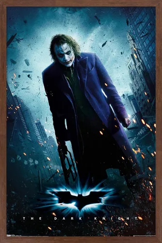 Miniatura 5 de Trends International DC Comics Movie - The Dark Knight - The Joker - Póster de pared de una hoja, 14.725 x 22.375 pulgadas, versión premium sin marco