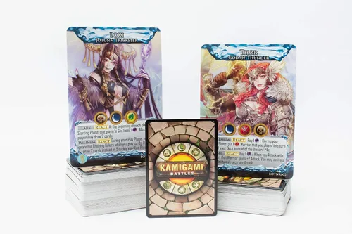 Miniatura 5 de Japanime Games Batallas Kamigami: Batalla de los Nueve Reinos Elige a tu Dios/Diosa favorita y lucha por tu panteón favorito Juego de cartas
