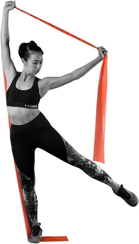 Producto de Malasia Bandas de ejercicio de resistencia a la luz naranja de 9 pies Sanctabnd nivel 2, terapia física para entrenamiento de fuerza,