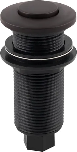 Miniatura 14 de Westbrass ASB-B3-19 - Interruptor de aire de repuesto para eliminación de desechos en la parte superior del fregadero, botón empotrado, bronce