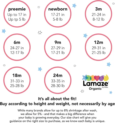 Miniatura 4 de Lamaze Organic Baby Pantalón deportivo sin cierre para bebés y niños paquete de 2 pantalones