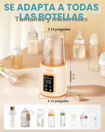 Miniatura 6 de Calentador de biberones, calentamiento más rápido para todos los biberones con control preciso de temperatura, tecnología de baño de agua y apagado
