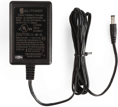 LotFancy Cargador de batería de 12 V, para Razor Power Core E90, juguetes de paseo para niños de 12 voltios, adaptador de fuente de alimentación de