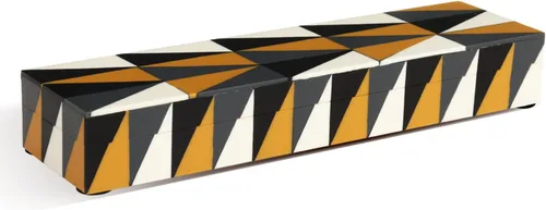 Miniatura 62 de Handicrafts Home Caja de recuerdo decorativa de 8 x 5 – Pequeña caja organizadora con tapa, almacenamiento decorativo Boho, caja de memoria retro