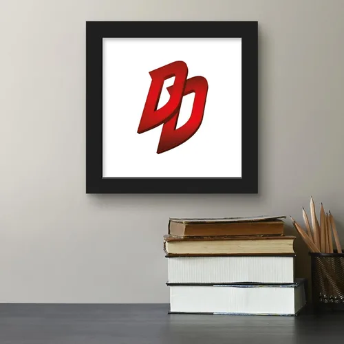 Miniatura 4 de Trends International Gallery Pops Marvel Comics Daredevil - Póster de pared con símbolo DD, 12.00 x 12.00 pulgadas, versión de marco negro