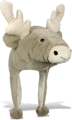 Miniatura 17 de DolliBu Gorro de felpa – Gorro de peluche de forro polar súper suave con orejeras, acogedor sombrero de invierno cálido para niños – Talla única