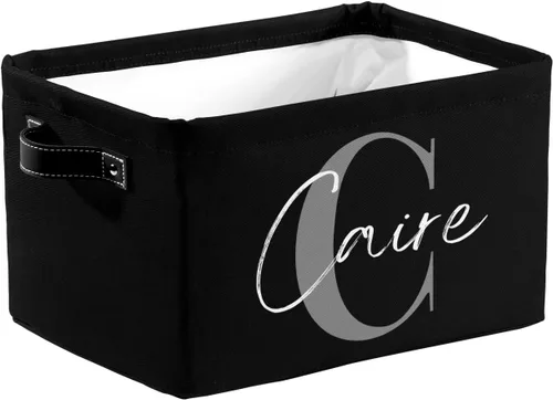 Miniatura 57 de Cesta de regalo personalizada con nombre, caja de juguetes de almacenamiento personalizada para niños, organizador de cubos de almacenamiento