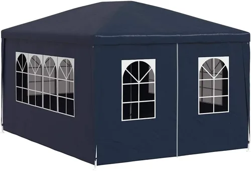 Miniatura 10 de vidaXL Tienda de campaña para fiestas al aire libre, 9 pies 10 pulgadas x 9 pies 10 pulgadas, resistente a los rayos UV y al agua, carpa de jardín