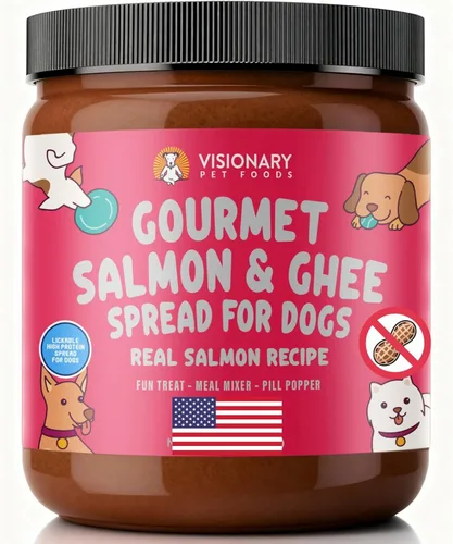 Miniatura 10 de Visionary Pet Foods Cordero y carne seca para untar – Premio saludable para perros – Alternativa a la mantequilla de maní para perros, sin xilitol