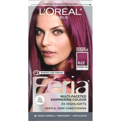 Miniatura 64 de L'Oreal Paris Feria - Tinte permanente multifacético y brillante, 60 Crystal Brown (castaño claro), paquete de 1 60 marrón claro